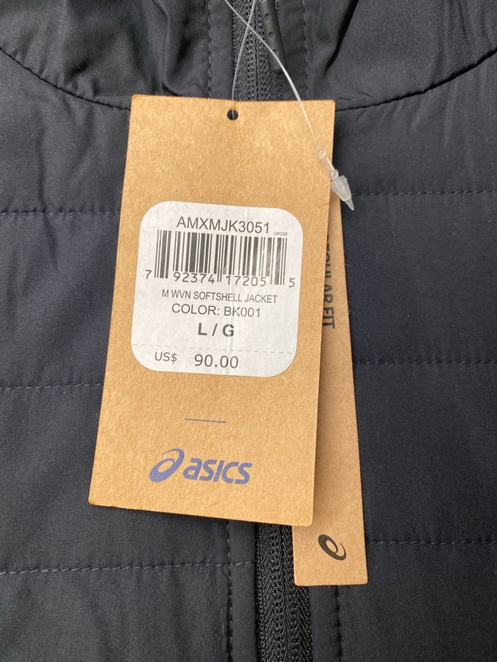 Asics Men's Black Hooded Performance Jacket - Picture 2 of 7